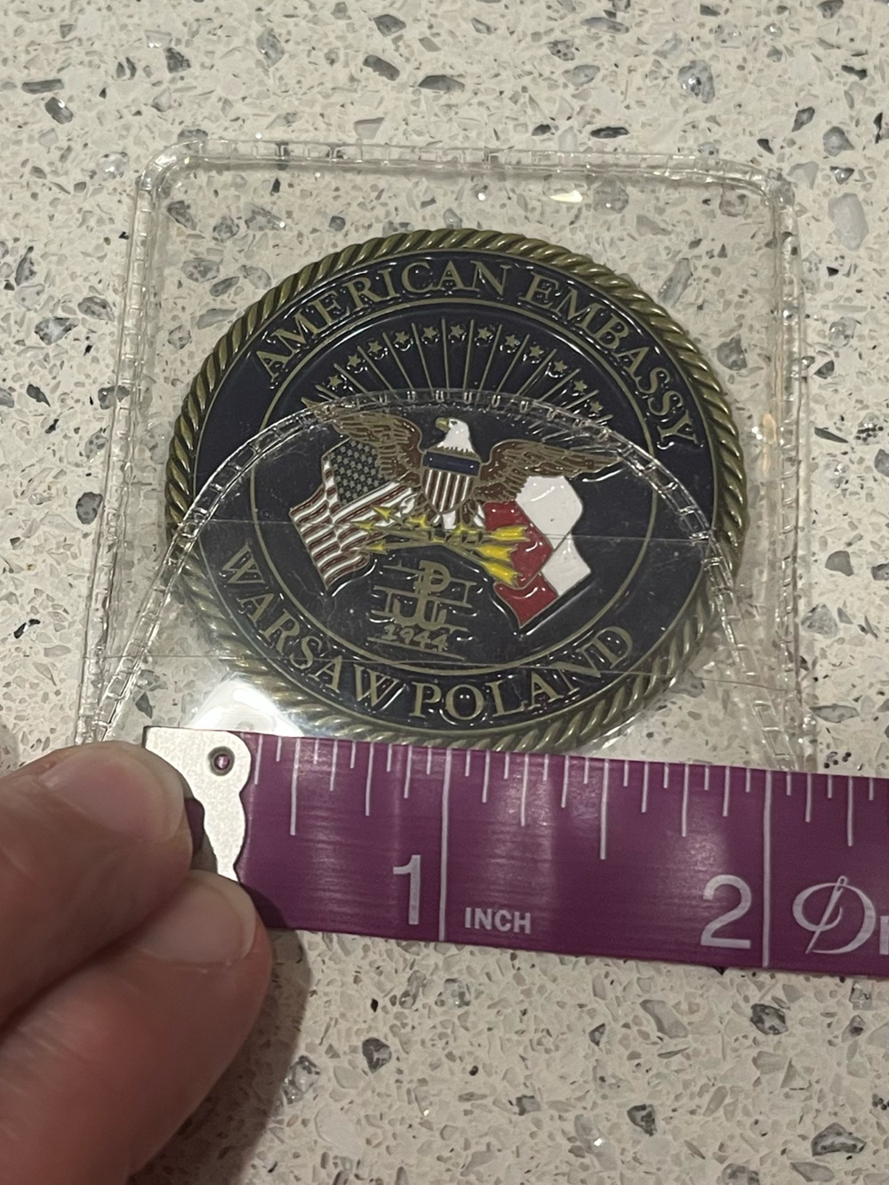Embassy Challenge Coin Collection-Romania, Poland, Guatemala, Italy, Etc - Picture 7 of 16